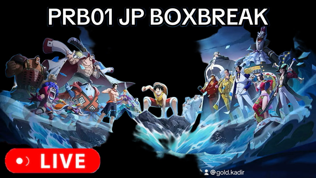 One Piece PRB01 Japanisch – Box Break 🔴LIVE STREAM