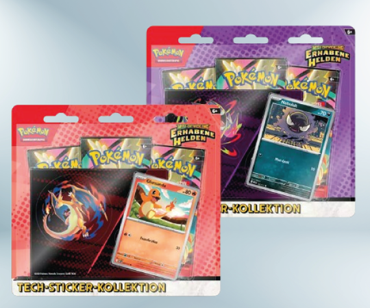Mega Entwicklung: Erhabene Helden Tech-Sticker-Kollektion (Deutsch)