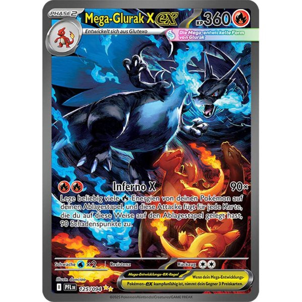 3er Bundle Pokemon - Mega-Entwicklung - Fatale Flammen Booster DE