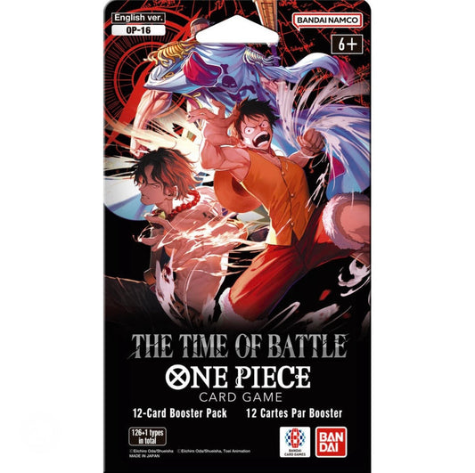 ONE PIECE CARD GAME OP-16 THE TIME OF BATTLE SLEEVED BOOSTER PACK - ENGLISCH