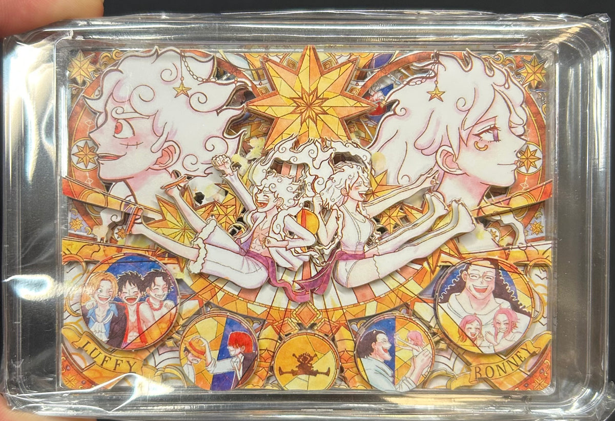 One Piece 3D Papierskulptur-Karte Mysterie Box