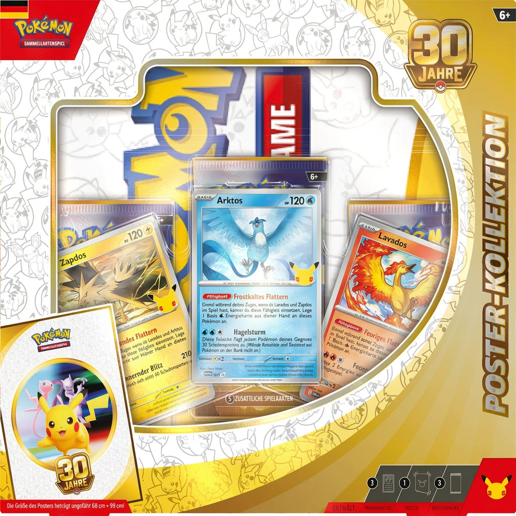 30 Jahre - Poster-Kollektion, Pokémon TCG, Deutsch
