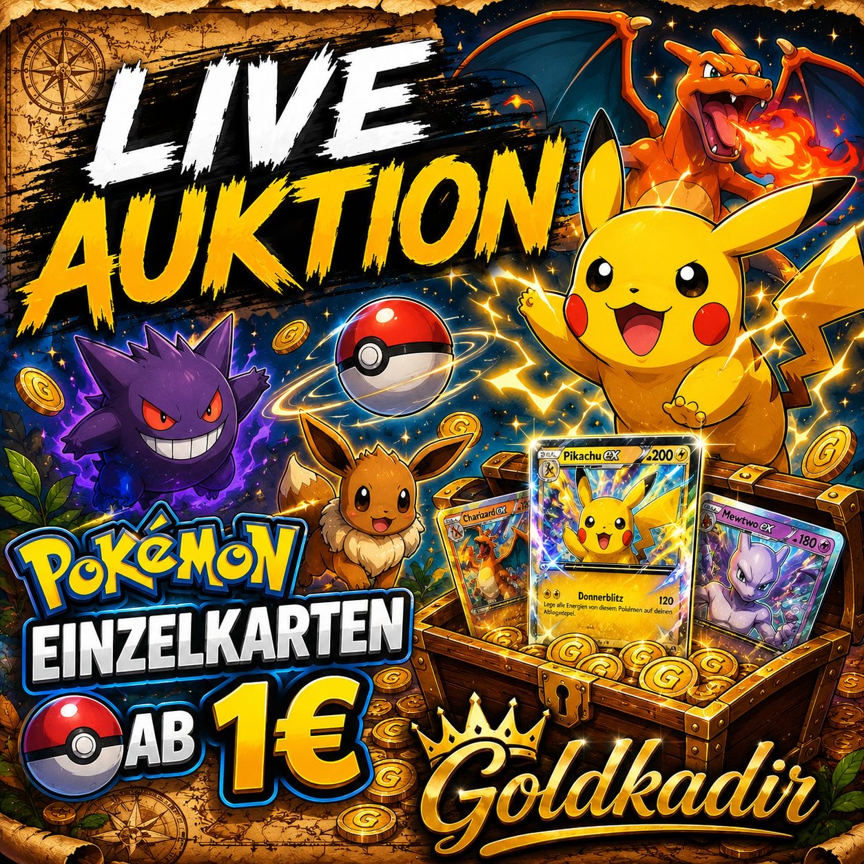 Pokemon Live Auktion