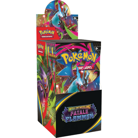Pokemon - Fatale Flammen 18er Booster Display [DE]