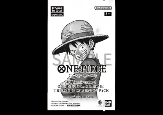 One Piece 3rd Anniversary Treasure Campaign Promo Pack (ENG)