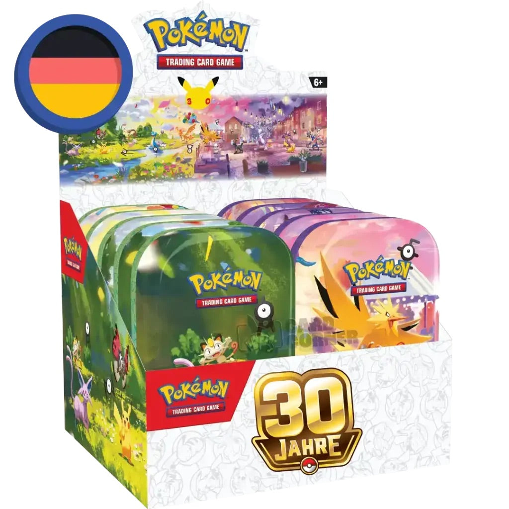 Pokemon 30 Jahre Mini Tin [DE] 1x zufälliges Artwork