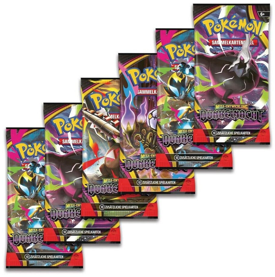 Pokemon Mega-Entwicklung Dunkelnacht 3er Booster Bundle DE
