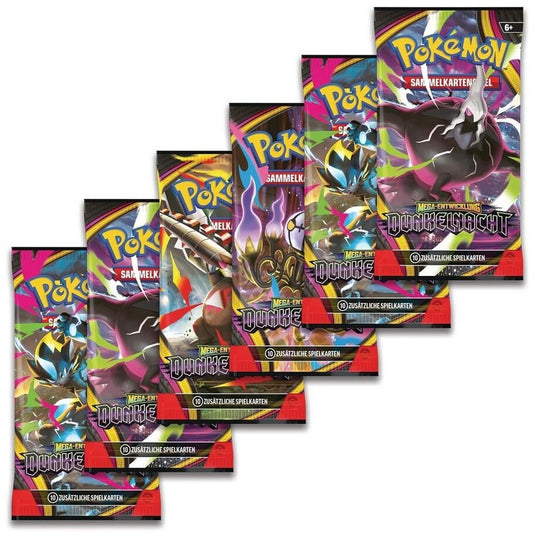 Pokemon Mega-Entwicklung Dunkelnacht 3er Booster Bundle DE